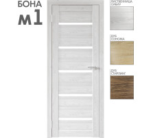 Межкомнатная дверь "БОНА" 01М (Цвета - Лиственница Сибиу; Дуб Сонома; Дуб Стирлинг)
