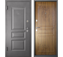 ПРОМЕТ “Марс 6 Классика” Дуб Тёмный Квартирный (2050х860 Левая) | Входная металлическая дверь