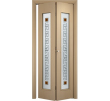 Складная дверь книга С17 квадрат